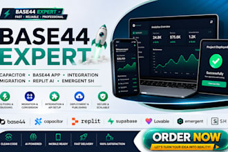 base44 capacitor base44 app publish ios android replit base44 expert emergent sh