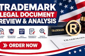 provide trademark attorney legal consulting trademark search uspto registration
