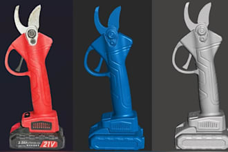 do reverse engineering, scan to cad, stl to step, mesh and point cloud repair