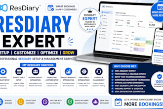 setup resdiary smoobu online booking design restaurant development hotel website
