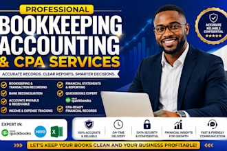 do professional bookkeeping, accounting quickbooks and CPA services for business