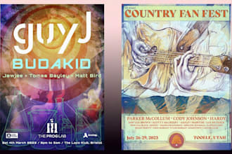 design an event or concert poster