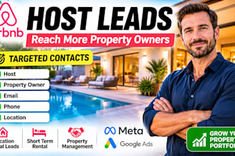 generate airbnb leads vacation rental short term host property management leads