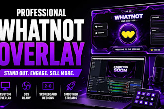 create whatnot scoreboard overlay for broadcast ready sports and card breaks