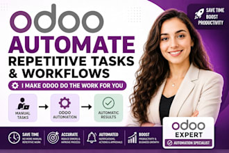 automate repetitive odoo tasks workflows, automated actions and approvals
