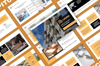 design a real estate investor pitch deck and property presentation in canva