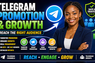 promote your telegram channel or group for organic growth