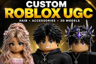 create custom roblox ugc hair and accessories