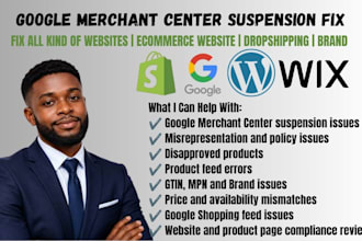 fix google merchant center, fix gmc suspension, optimize product feed errors