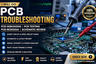 do pcb troubleshooting pcb debugging pcb testing pcb redesign schematic review