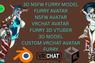 custom vrchat avatar vrchat commission furry vrchat vrc character furry avatar