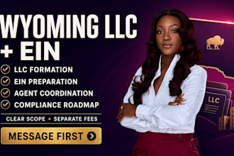 form wyoming llc and prepare ein application document for non us founders