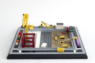 design lego moc models, instructions, renders and 3d studio files