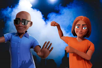 3d character design, cartoon character