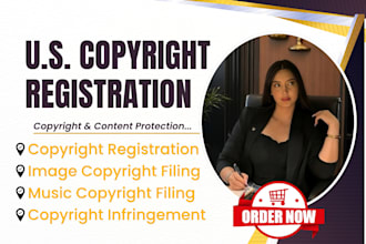 file US copyright registration and handle dmca content removal