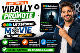 watch and virally promote your letterboxd movie to grow in audience rating