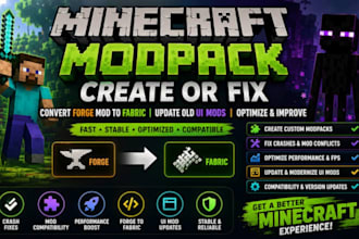 create expert minecraft modpacks with custom quests, recipes and progression