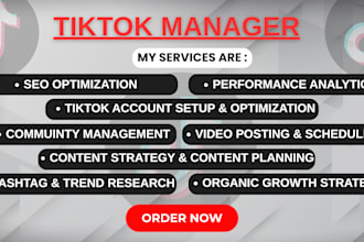 be your tiktok management for engagement and organic growth