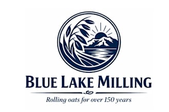 design a visual logo for an australian oat milling company