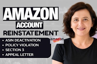 write amazon appeal letter and poa for account reinstatement