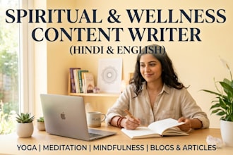 write engaging spiritual yoga and wellness