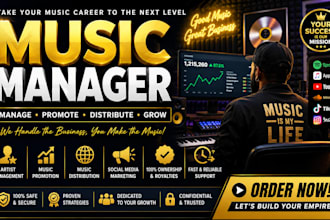music manager music promotion music distribution on distrokid ditto cd baby