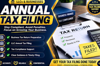 prepare and file your annual business tax return