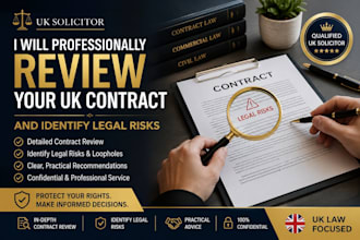 professionally review your contract and identify legal risks