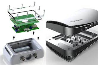 do custom pcb enclosure design and cad for 3d printing cnc