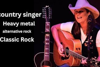 be your metal singer, country rock, country pop singer