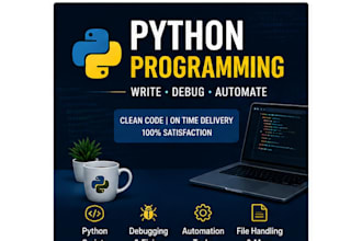 write and debug python code