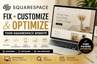 fix, customize and optimize your squarespace website