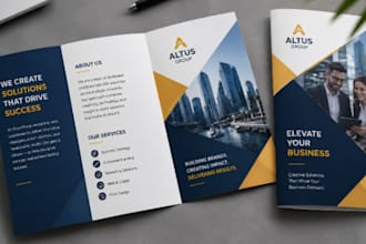 design premium brochure design for your business or brand