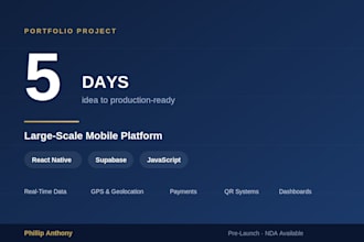 build a mobile app for ios and android using react native