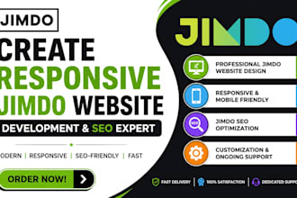create responsive jimdo website development jimdo business site jimdo SEO expert