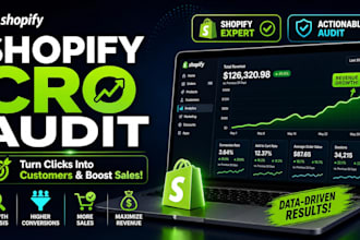 shopify conversion rate optimization for sale sales generation and cro audit