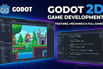 develop 2d game features and mechanics in godot
