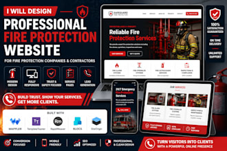 wappler templatetoaster rapidweaver blocs siteorigin fire protection website