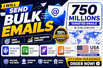 send bulk email campaigns for email marketing and promotions
