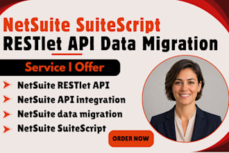do netsuite suitescript restlet api data migration workflow automation