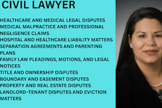 be your family law expert for divorce, custody, support, and court filings