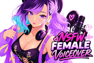 record sexy nsfw asmr female voiceover furry spicy anime girl sfw character voic