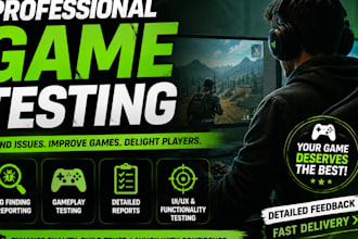 playtest and review your game with detailed feedback