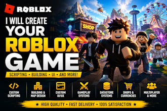 create, script, and build your roblox game from scratch