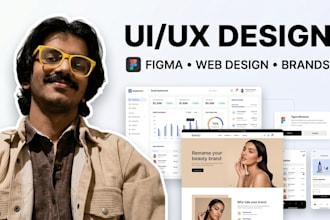 design a professional figma design, website UI UX, figma website, website ux