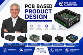 design custom pcb enclosure electronic housing and 3d cad model