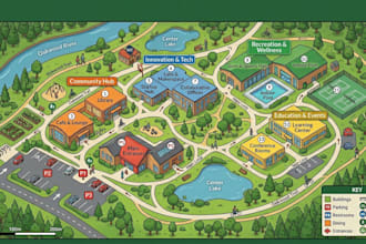 create landscape map and site map