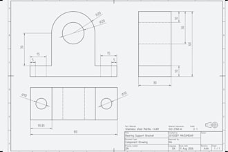 create professional 2d cad drawings in autocad or freecad