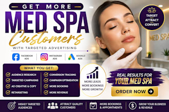 generate med spa leads and customers with targeted ads