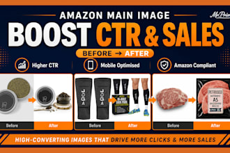 design a high converting amazon hero image to boost CTR